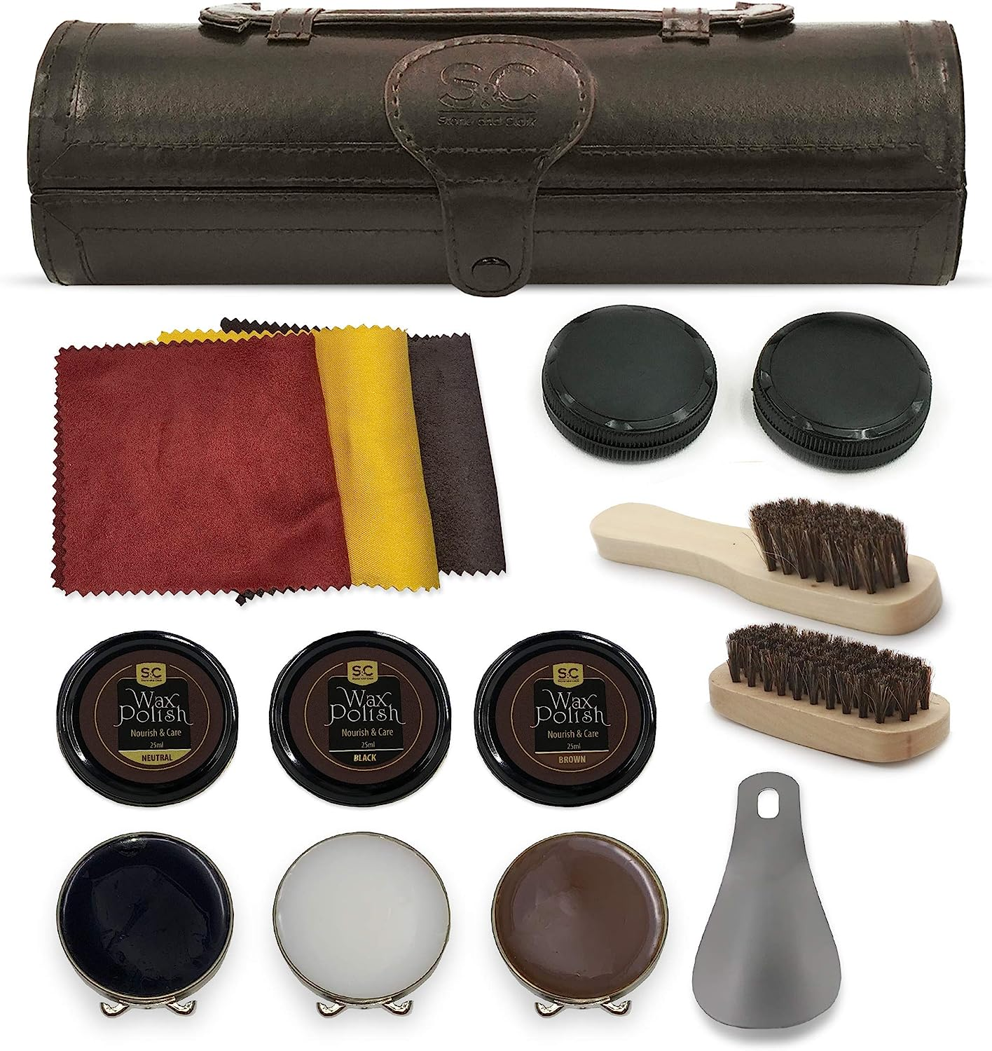 12PC Shoe Polish & Care Kit