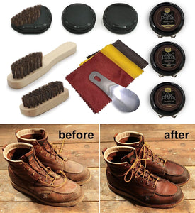 12PC Shoe Polish & Care Kit