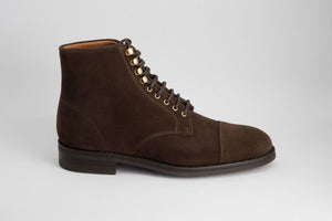 Clark Dark Brown Suede