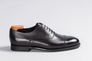 Bingham Black Calf (Rubber Sole)