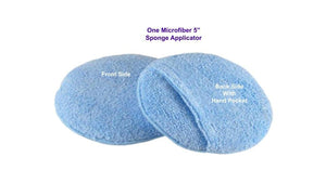 Leather CPR Cleaner & Conditioner 5 Inch Round Lint-Free Microfiber Applicator